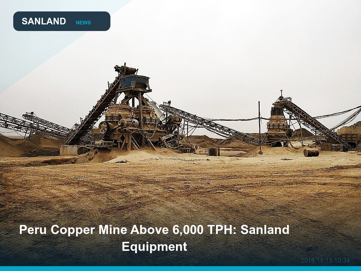 Peru Copper Mine Above 6,000 TPH: Sanland Equipment