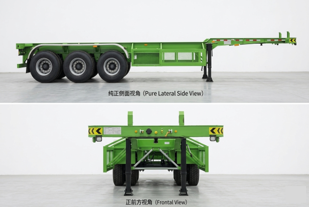 Container transport semi-trailer