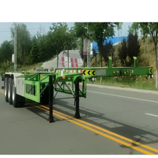 Container transport semi-trailer