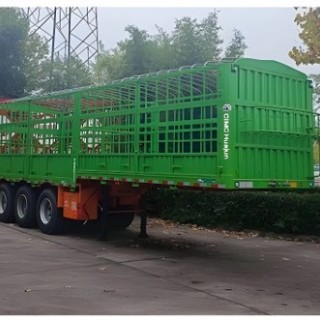 Semi-trailer for cargo transport