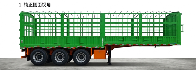 Semi-trailer for cargo transport