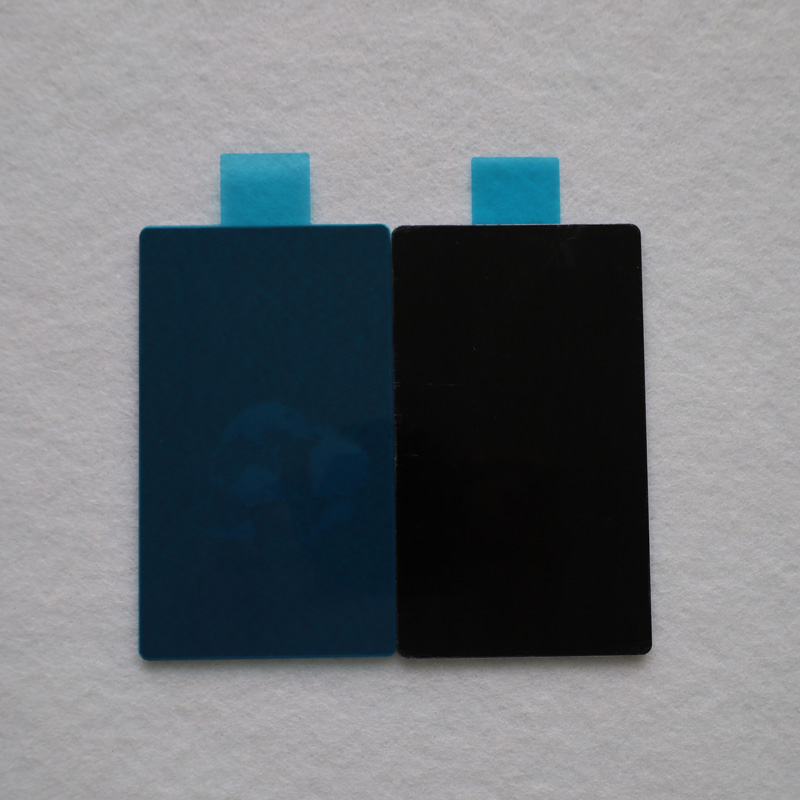 Adhesive backing nameplate