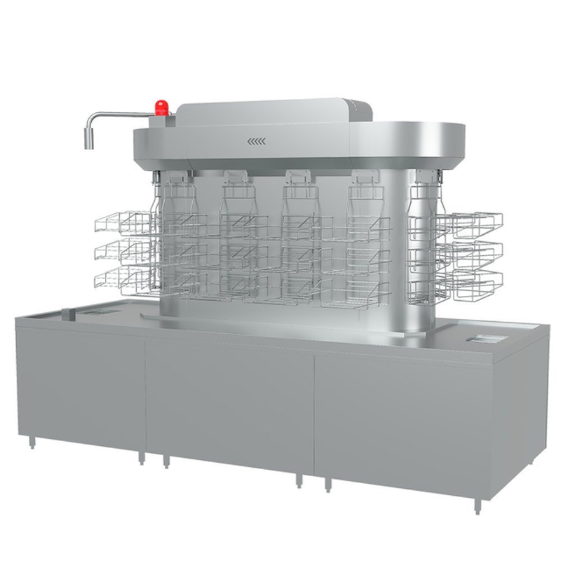 Rotate Recycling Line with Long Line Conveyor Dishwasher Rotate Recycling Line with Long Line Conveyor Dishwasher