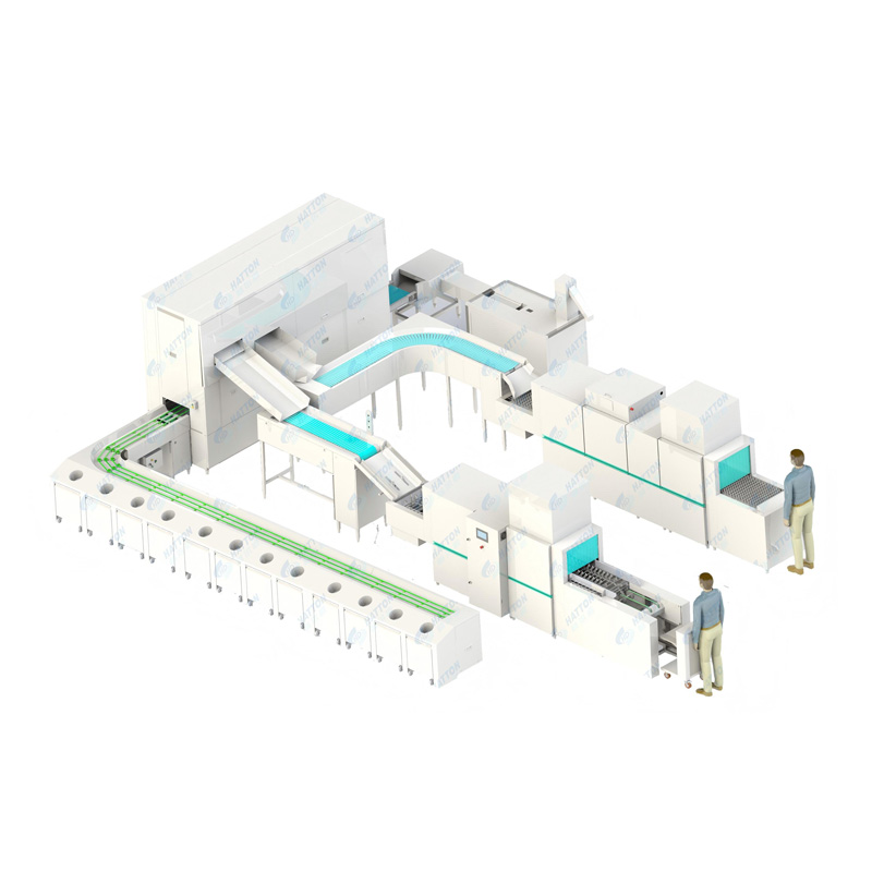 Fully Automatic Disinfection and Sorting Line