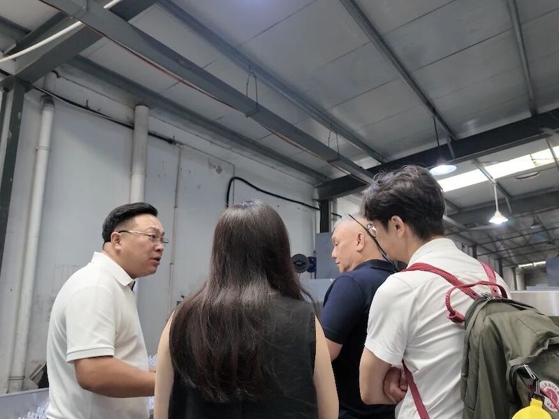 On-site visit by overseas clients