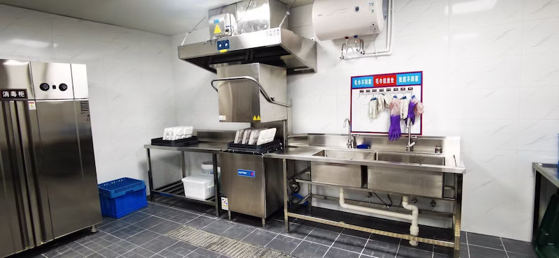 Hotel Small Restaurant Ccanteen Cafe Hood Type Dishwasher