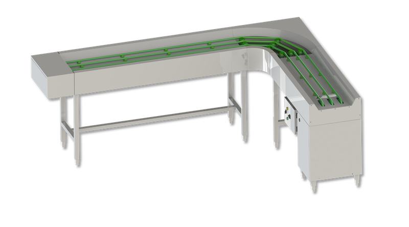 Circular Commercial Dishwasher Conveyor Belt