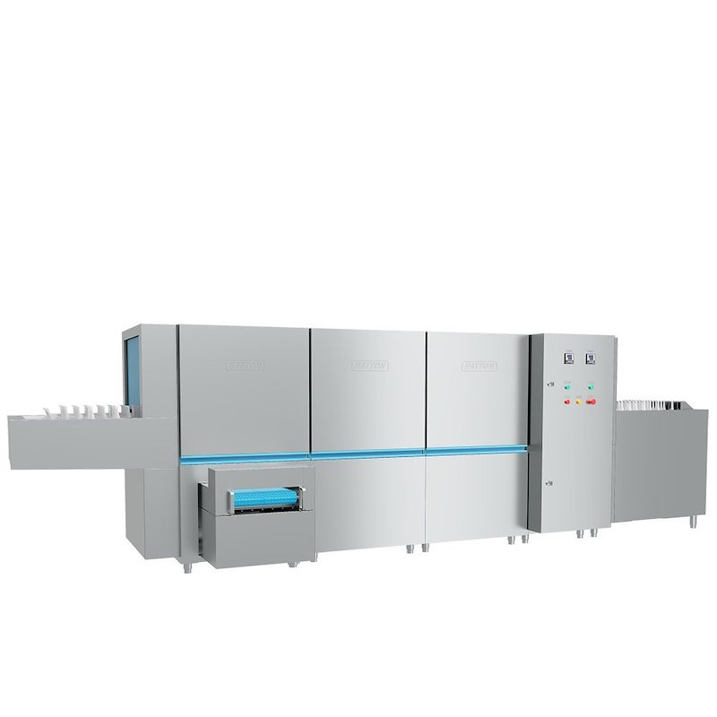Commercial Conveyor Dishwasher With Food Waste Removal
