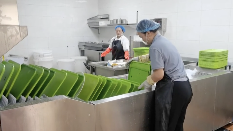 conveyor dishwasher machine