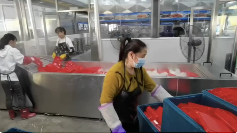 Flight Type Dishwasher With Bubble Tank Application Scenarios