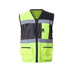Bicolor Safety Vest With Mesh