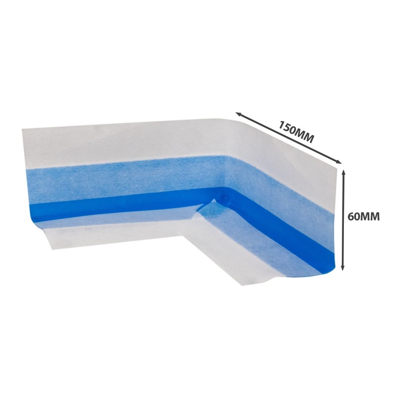 Waterproof External and Internal Membrane Sealing Corners