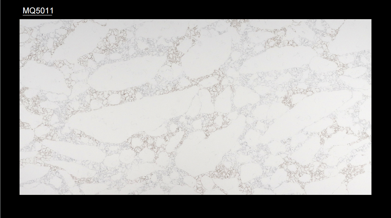 white coffee ice crack terrazzo quartz