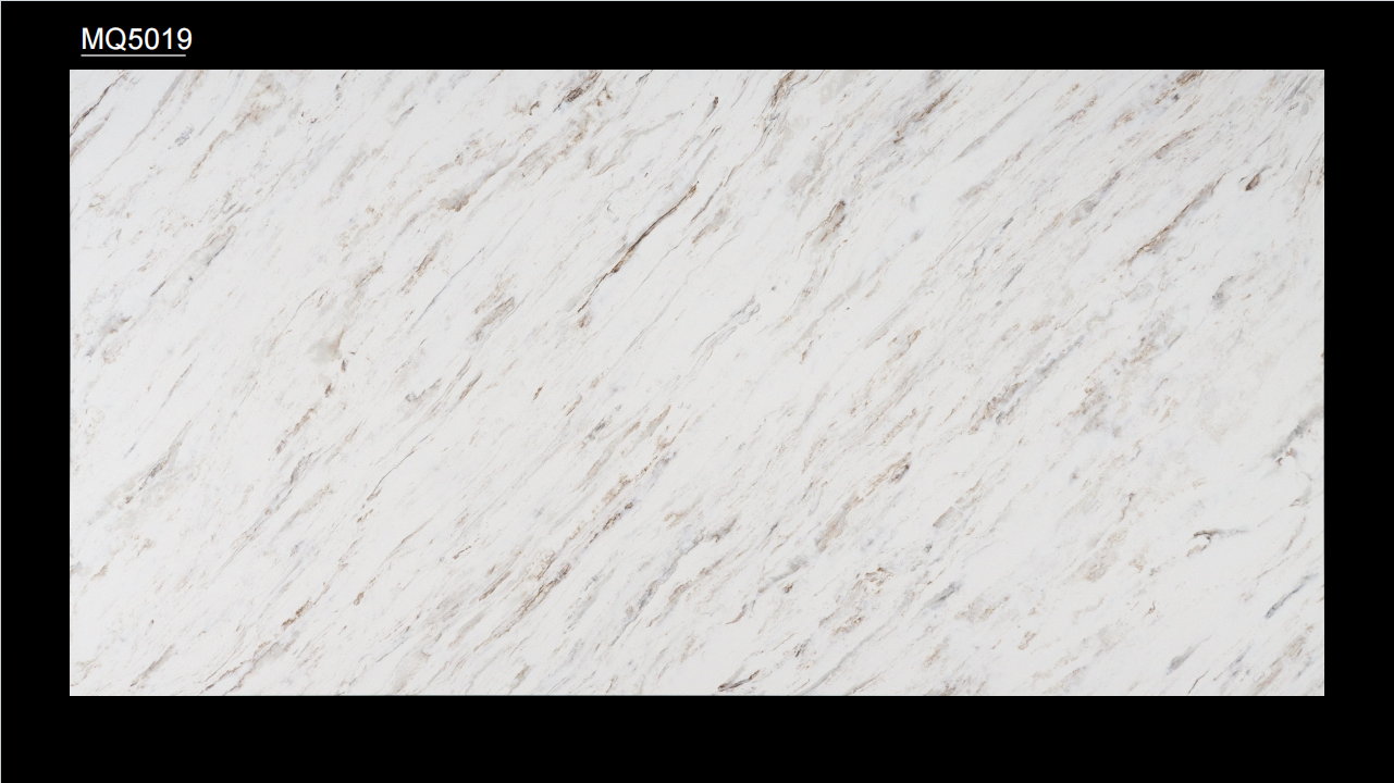 linear vein quartz slab