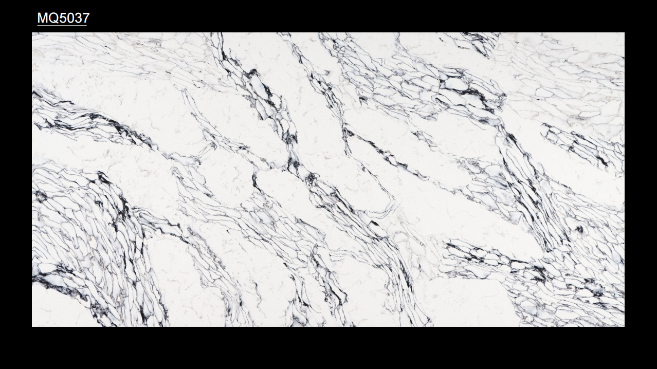 calacatta black vein engineered slab