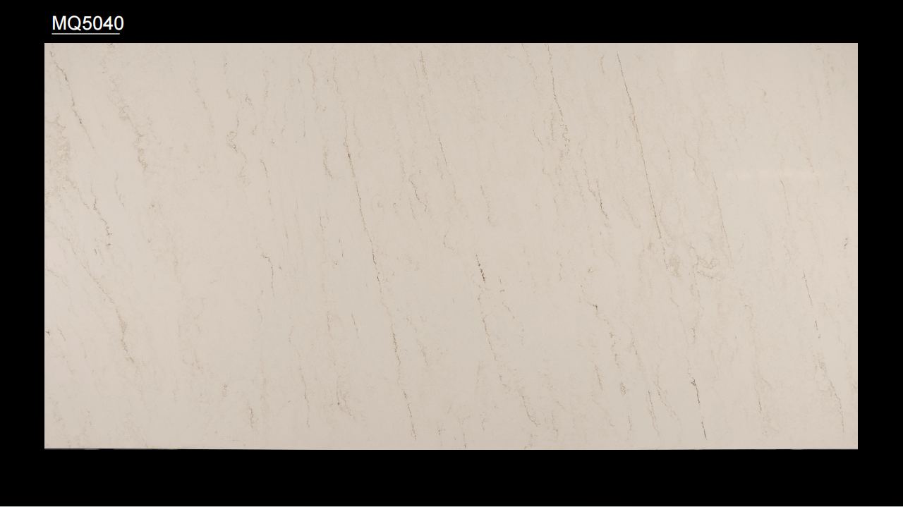 warm beige brown quartz slab