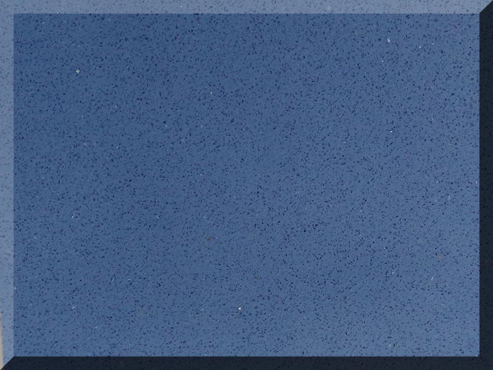 solid blue quartz slab