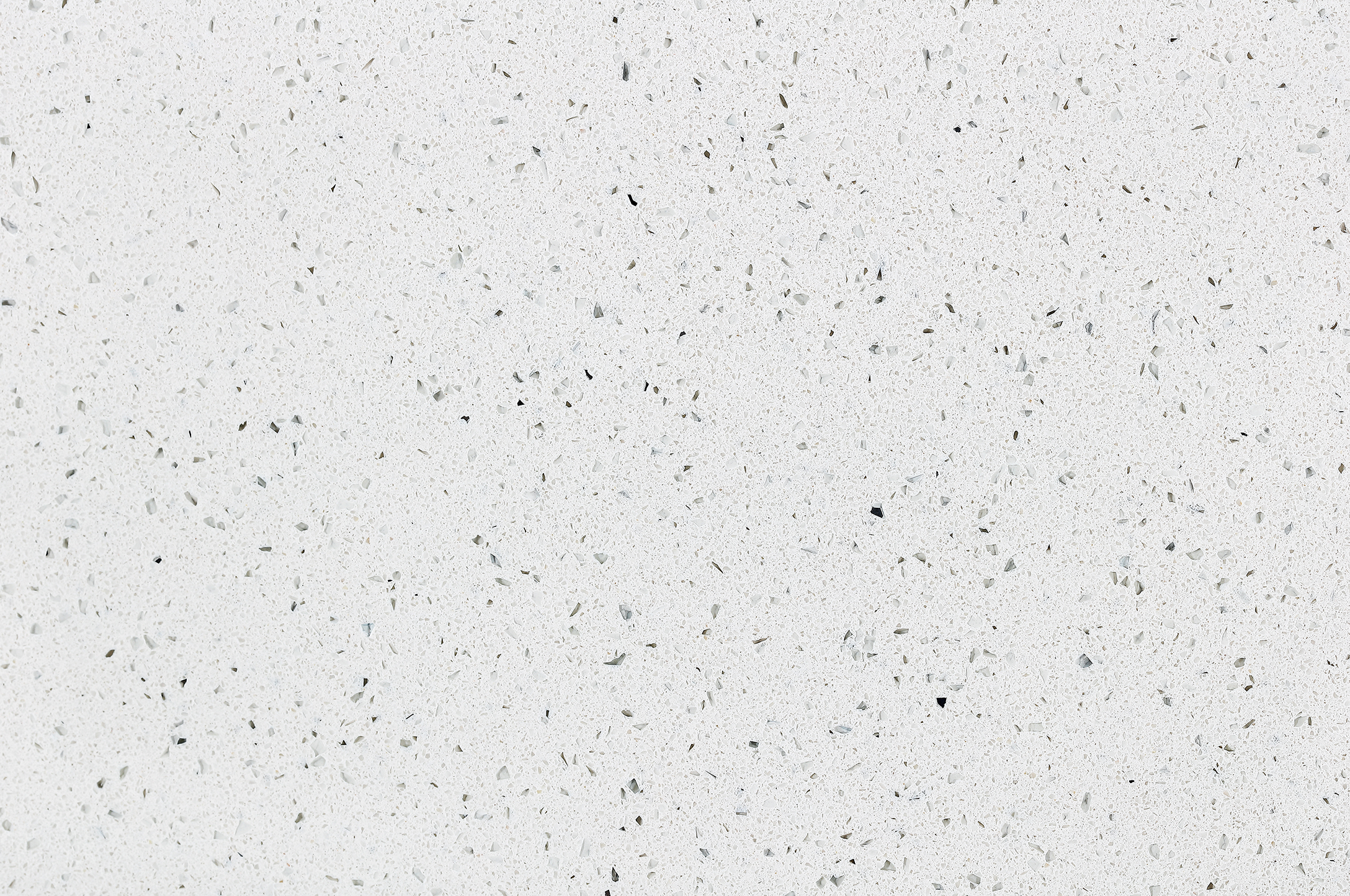 light grey crystal speck quartz slab