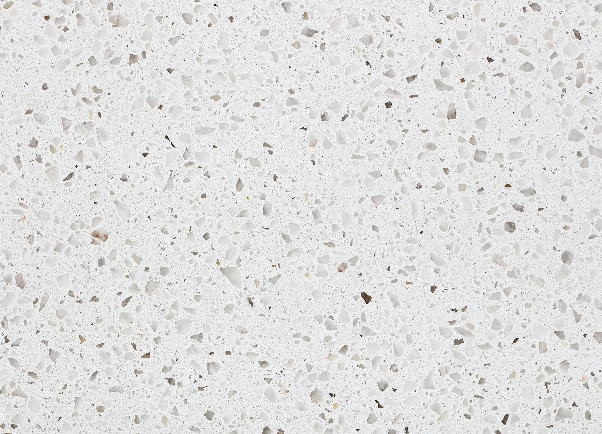 luxury light grey crystal quartz slab