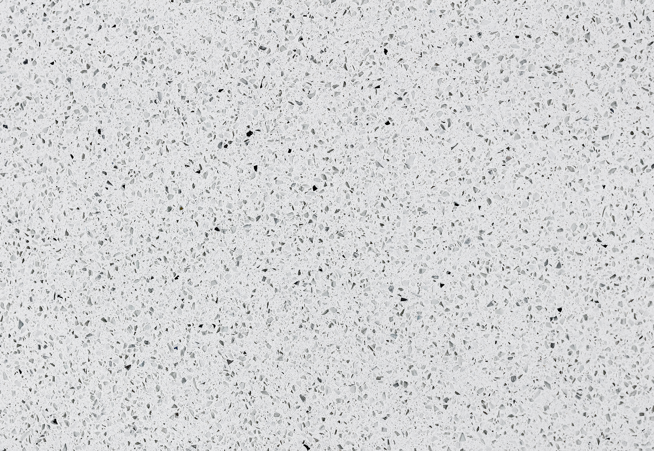medium grey crystal fleck quartz slab