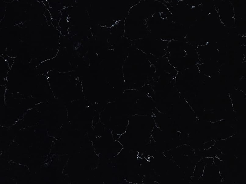 Black Breccia Quartz Slab
