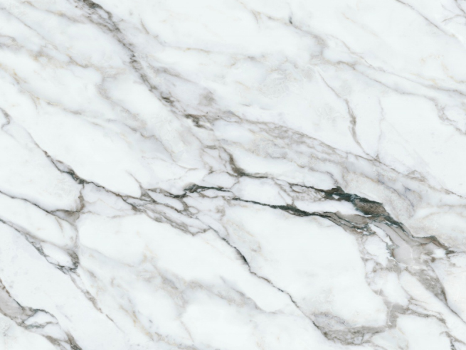 Quartzo branco com veios dourados impresso digitalmente
