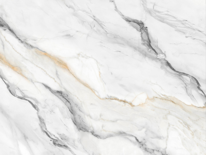 Quartzo branco Statuario impresso