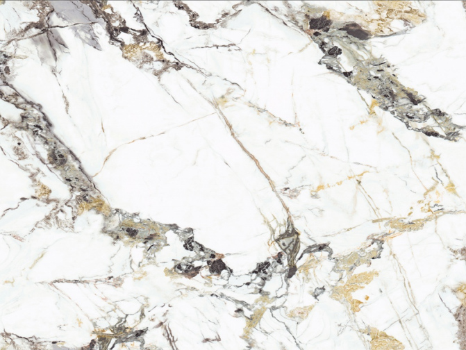 Quartzo cinza cristal impresso em 3D