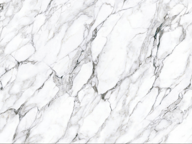 Quartzo branco minimalista com impressão digital