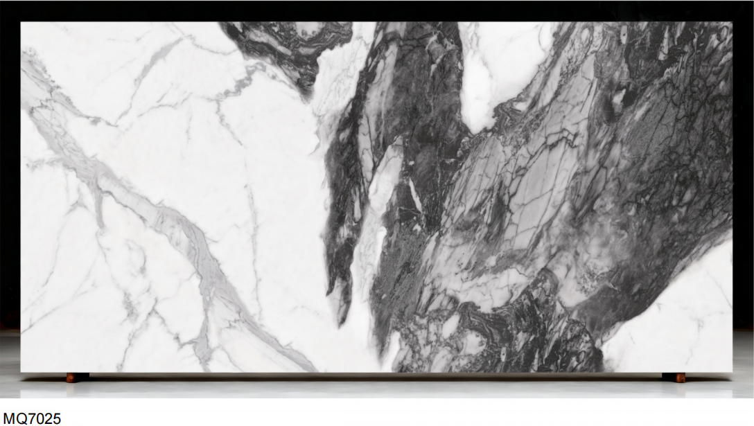 Premium Printed Calacatta Engineered Stone Slab