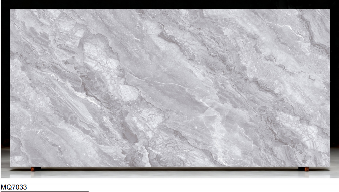 Commercial Printed White Man-made Stone Slab