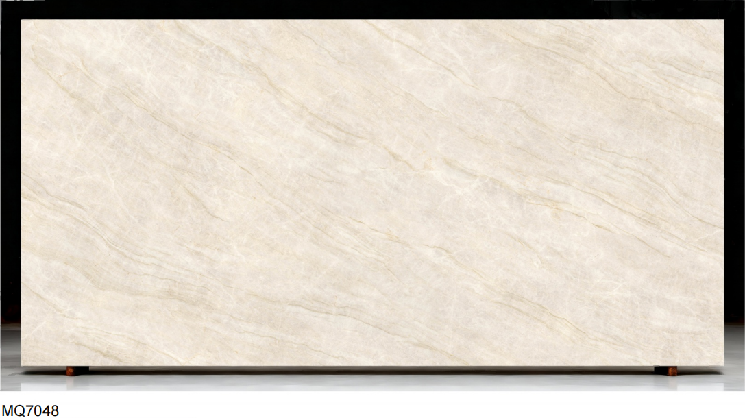 coffee vein quartz slab
