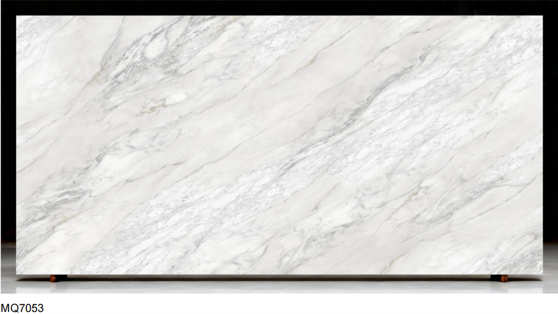 black veined quartz slab