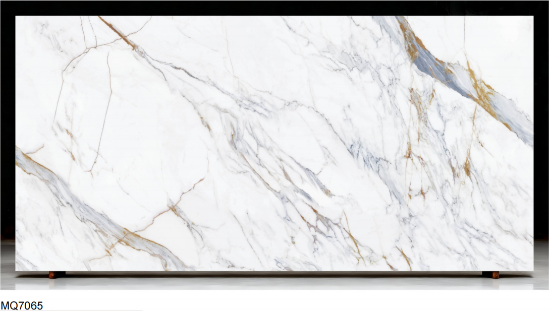 limited edition calacatta quartz slab