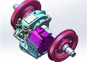 Electric Locomotive Axle Gearbox Drive Unit