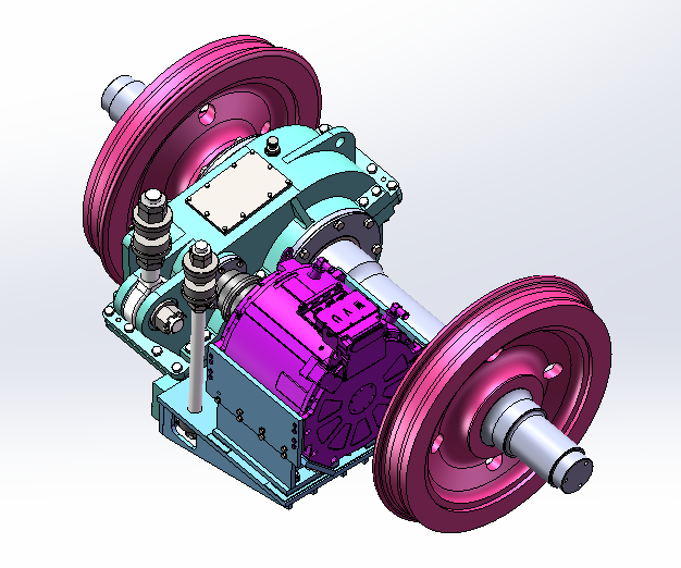 Electric Plant Shunter Axle Gearbox