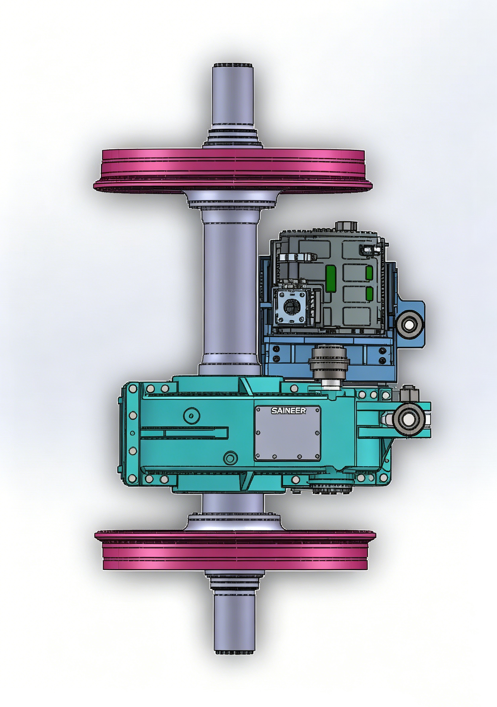 Electric Plant Shunter Axle Gearbox