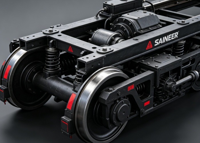 SAINEER Powered Bogie Motorized Bogie for Industrial Shunting Locomotive