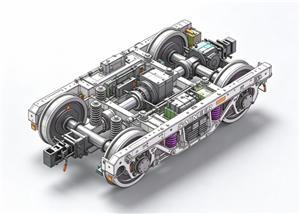 SAINEER Powered Bogie Motorized Bogie for Industrial Shunting Locomotive