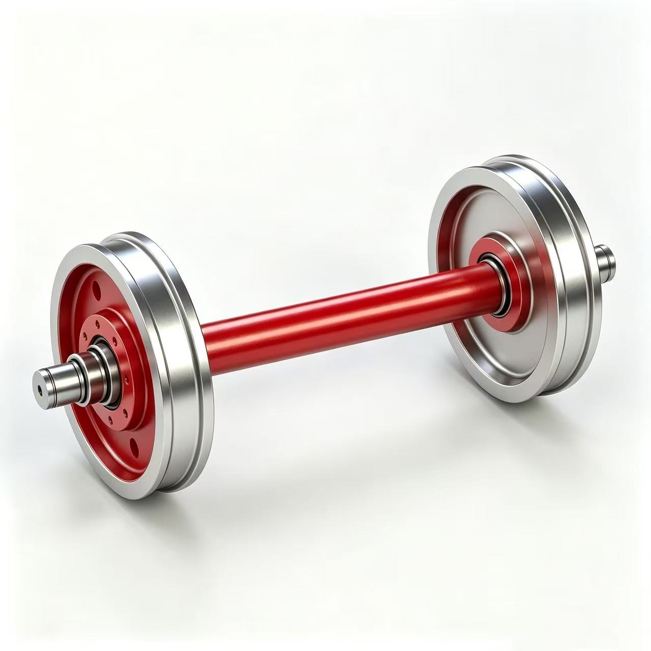 Rail Vehicle Wheel and Axle Set