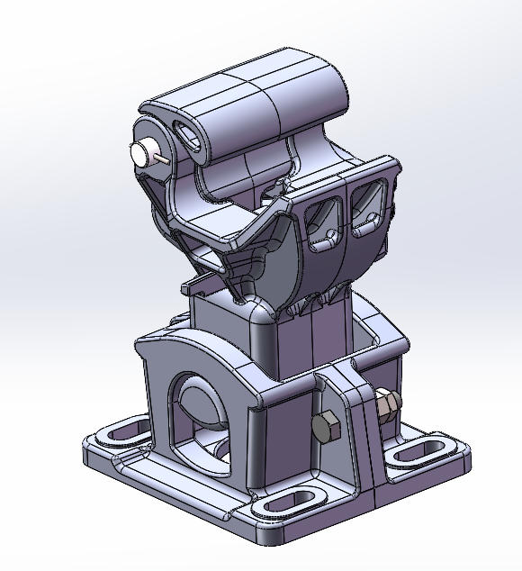 Manual Screw Link Draw Gear For Low Speed Industrial Rail Vehicle