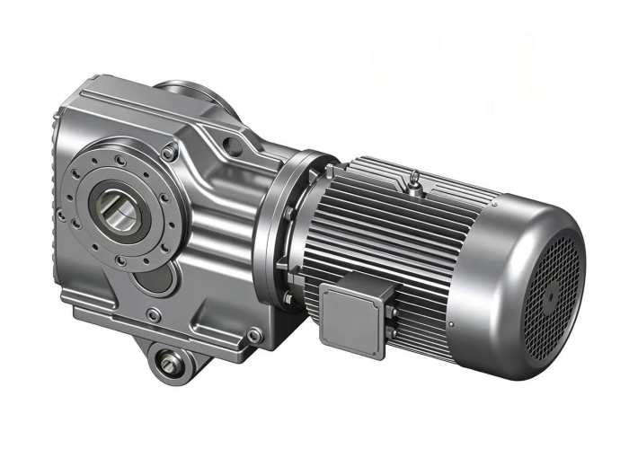 Modular helical gear reducer