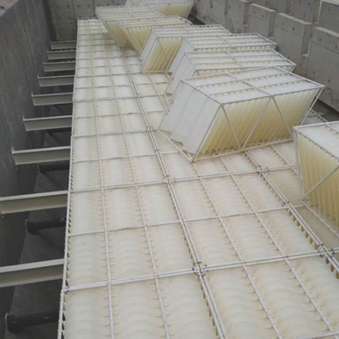 ABS Side‑Flow Corrugated Lamella Plate