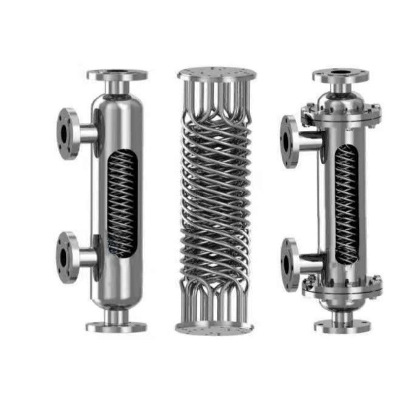 Helical Coil Heat Exchanger Helically Coiled Tube Wound