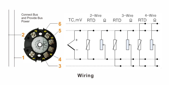 Head Mounted Temperature Transmitter