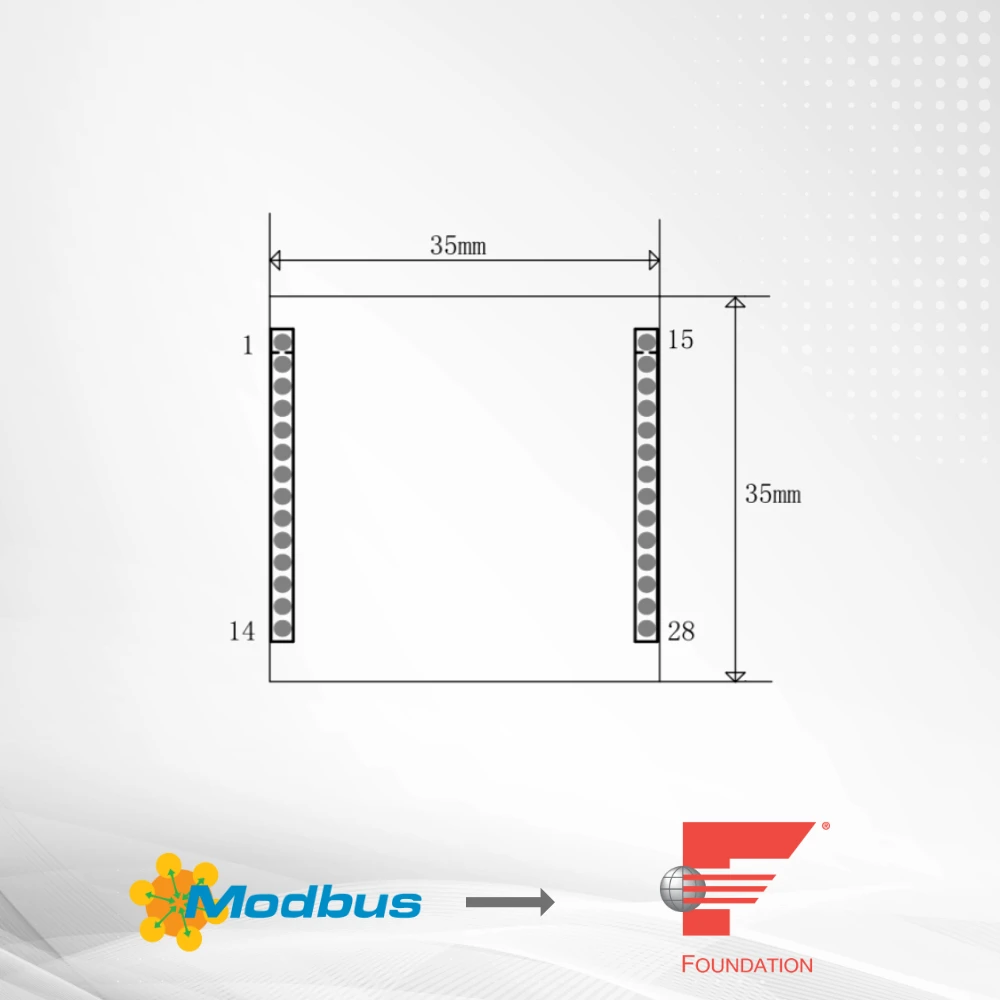 Modbus to FF Embedded Core Module