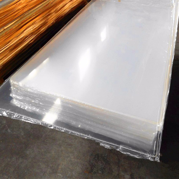 Extruded clear acrylic sheet