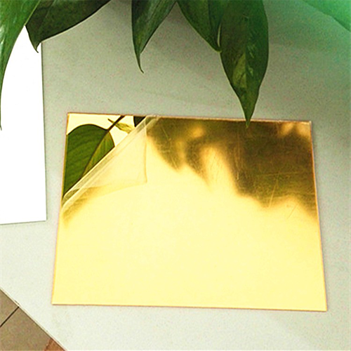 Китай 2-миллиметровый акриловый зеркальный лист золотого цвета, производитель