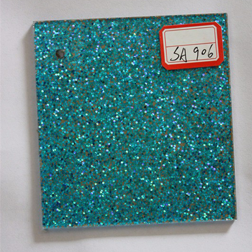 Different color glitter acrylic sheet