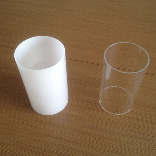 Different sizes and thickness clear colored acrylic tube